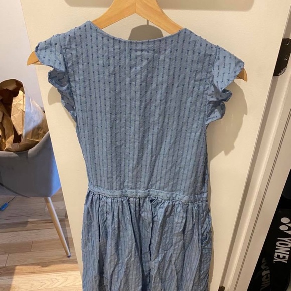 Ruffled Midi Wrap Dress - Picture 3 of 5